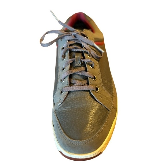 FootJoy Gray Leather Spikeless Golf Sneakers Size 9 Low Top Lace Up main image 9